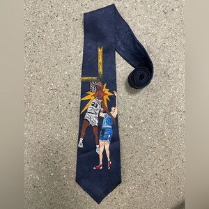 Vintage 90s Michael Jordan #23 Necktie Silk Sports Basketball Novelty Tie